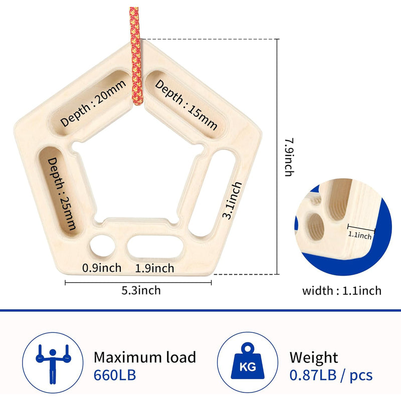 EVERYMATE Climbing Holds Hanging Board